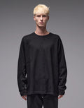 Franchise Waffle Long Sleeve T-Shirt - Black by Former