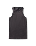 Acid Rib Singlet - Washed Black by Former - view 5