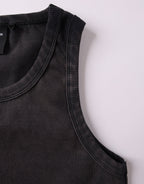 Acid Rib Singlet - Washed Black by Former - view 6