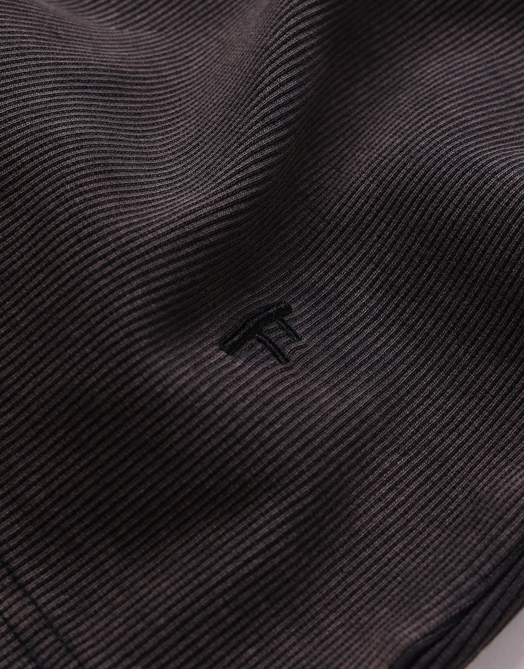 Acid Rib Singlet - Washed Black