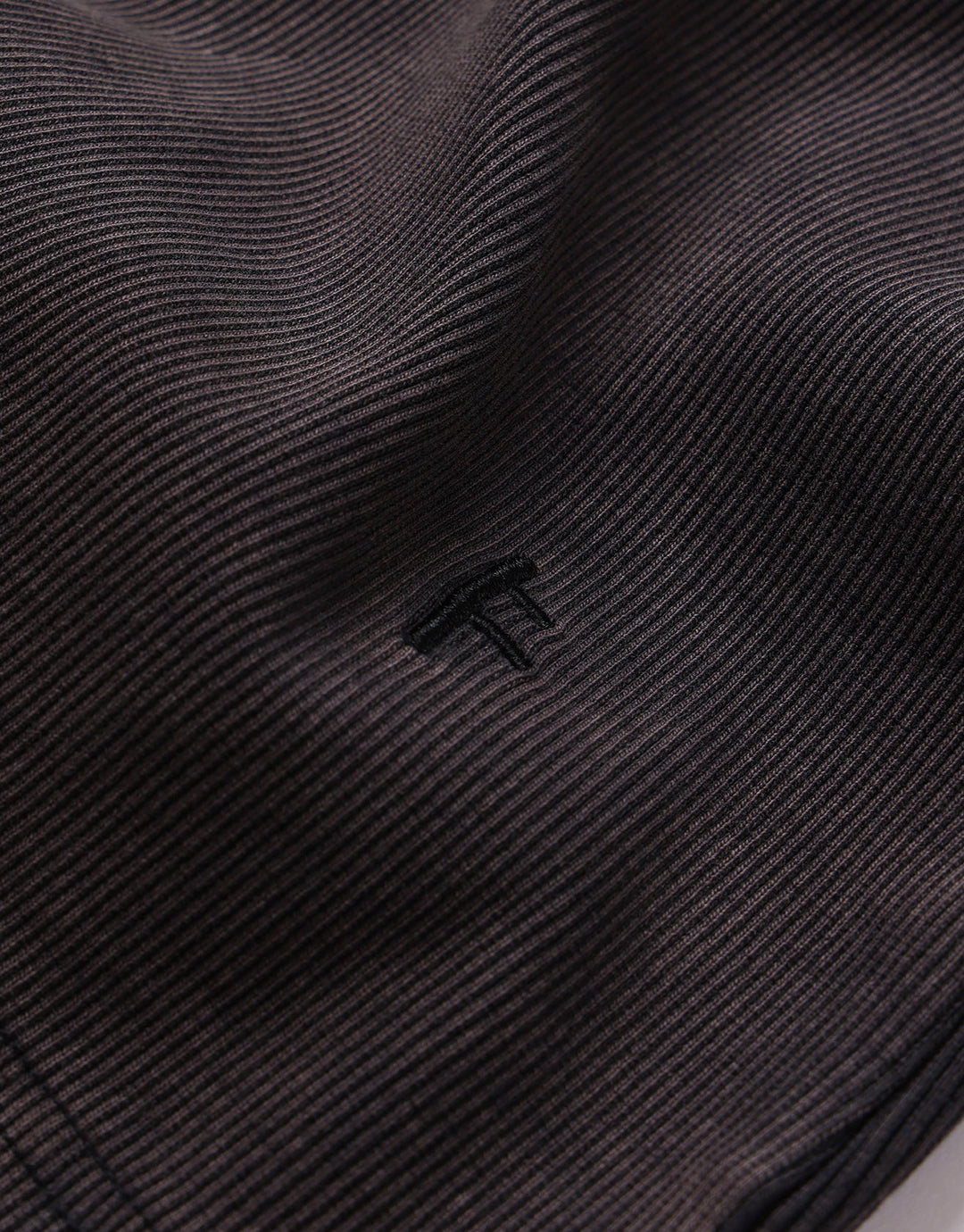 Acid Rib Singlet - Washed Black