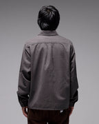 Legacy Long Sleeve Overshirt - Pepper by Former - view 2