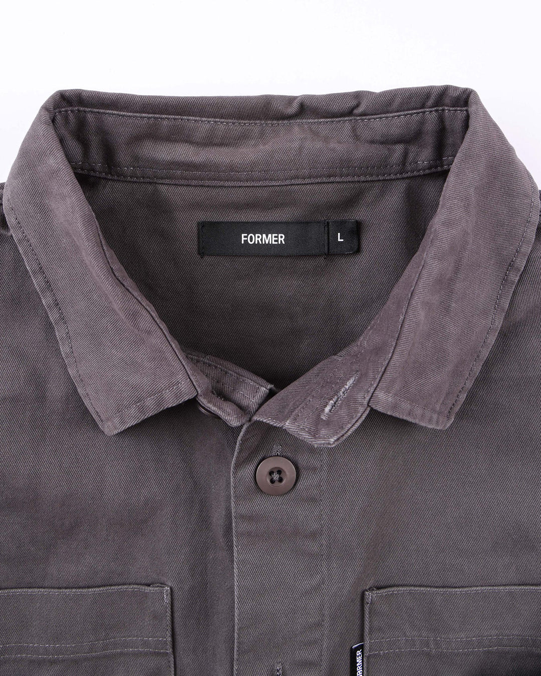 Legacy Long Sleeve Overshirt - Pepper