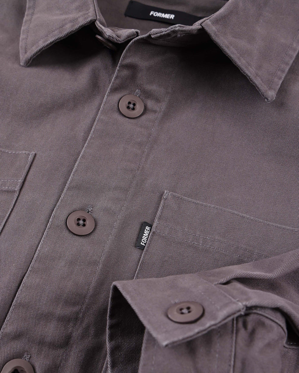 Legacy Long Sleeve Overshirt - Pepper