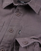 Legacy Long Sleeve Overshirt - Pepper by Former - view 4