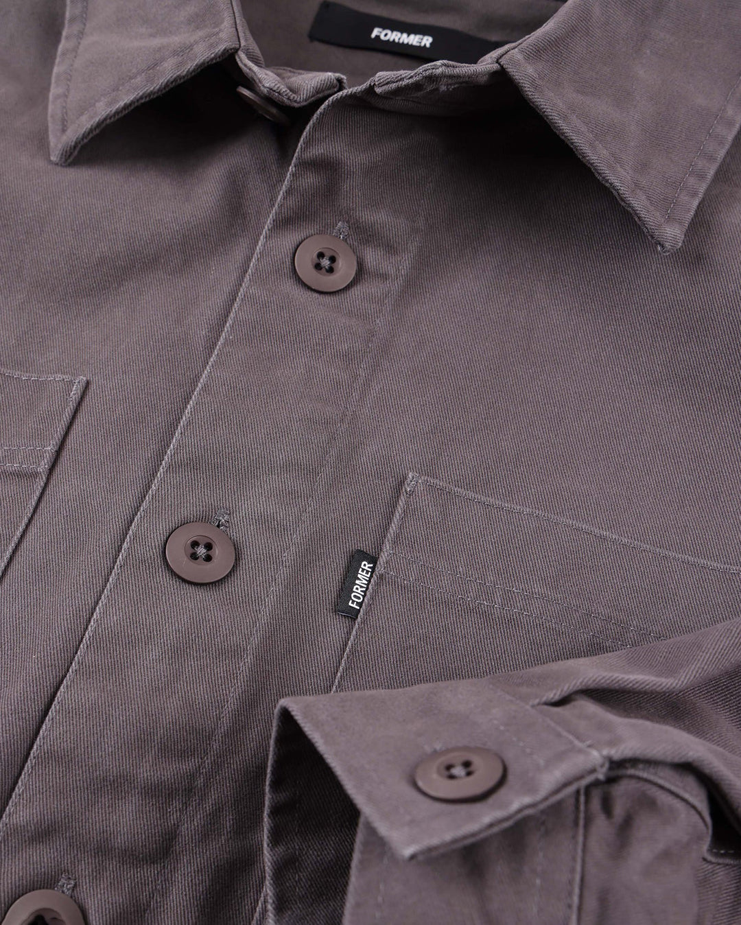 Legacy Long Sleeve Overshirt - Pepper