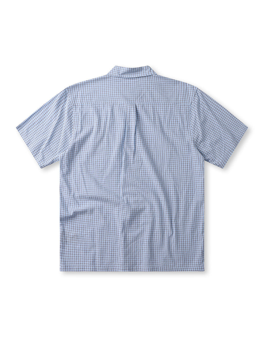 Vivian Check Short Sleeve Shirt - Blue