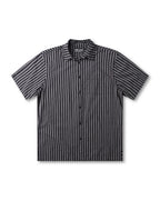 Reynolds Stripe Short Sleeve Shirt - Midnight by Former - view 7