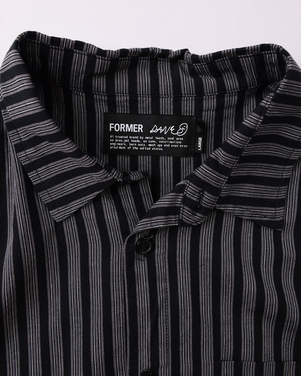 Reynolds Stripe Short Sleeve Shirt - Midnight