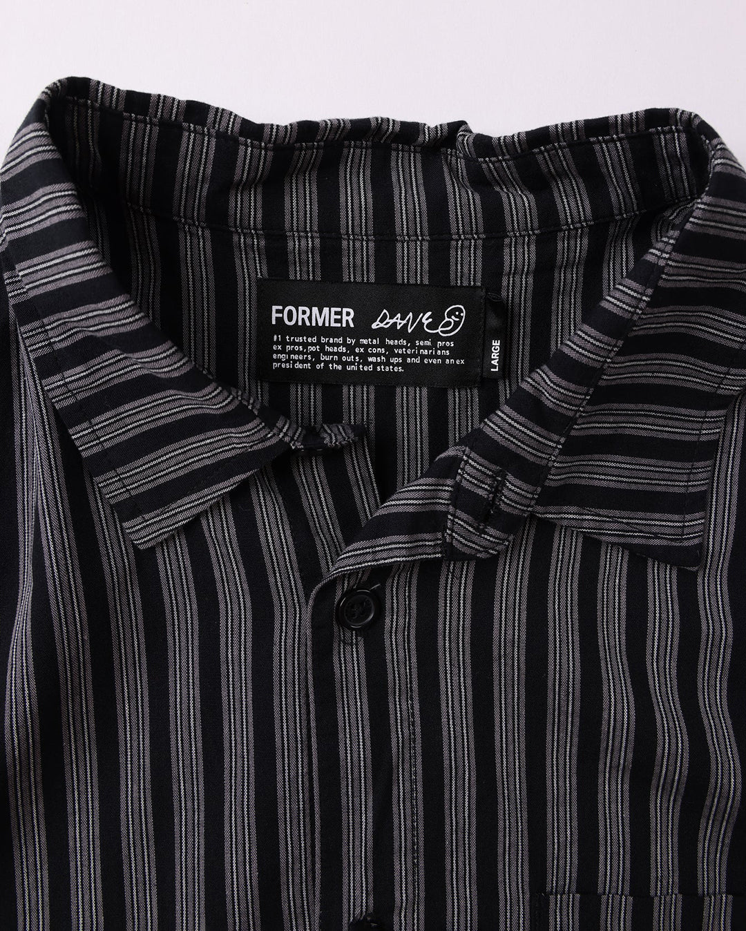 Reynolds Stripe Short Sleeve Shirt - Midnight