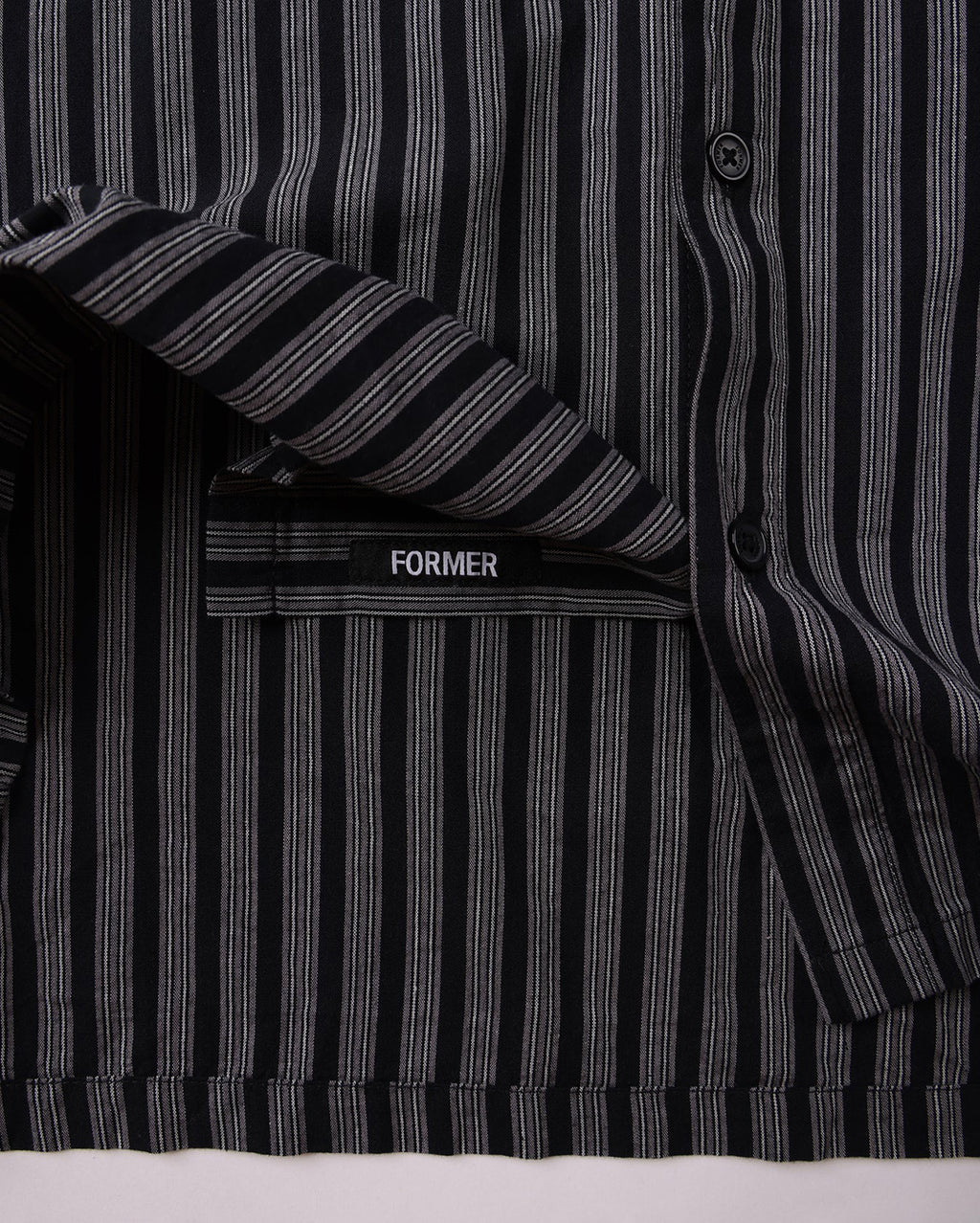 Reynolds Stripe Short Sleeve Shirt - Midnight