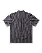 Reynolds Stripe Short Sleeve Shirt - Midnight by Former - view 8