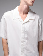 Marilyn Ag Short Sleeve Shirt - White by Former - view 3