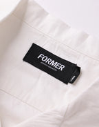 Marilyn Ag Short Sleeve Shirt - White by Former - view 5