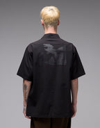 Vivian Shunning Short Sleeve Shirt - Washed Black by Former - view 2