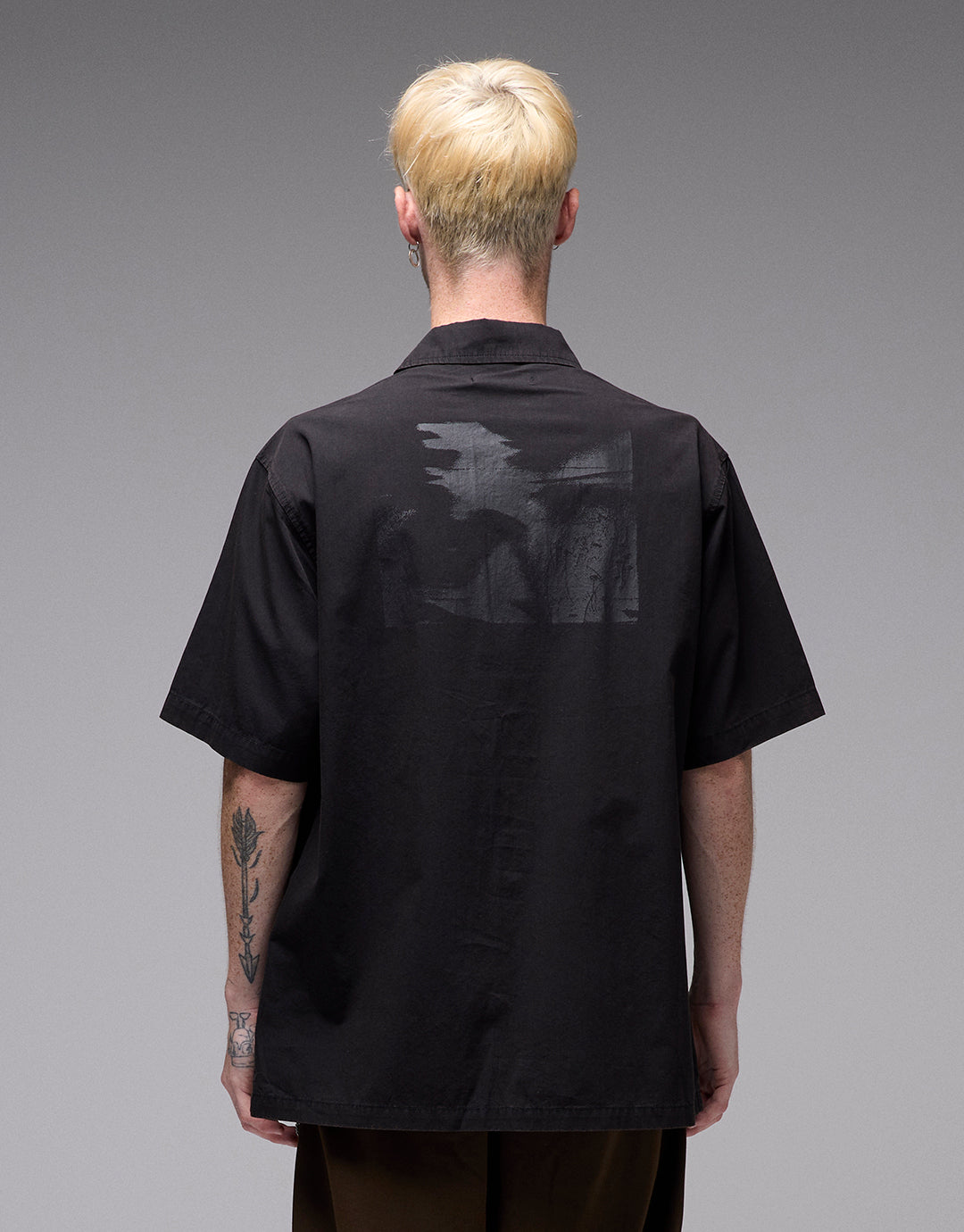 Vivian Shunning Short Sleeve Shirt - Washed Black