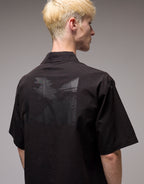 Vivian Shunning Short Sleeve Shirt - Washed Black by Former - view 4