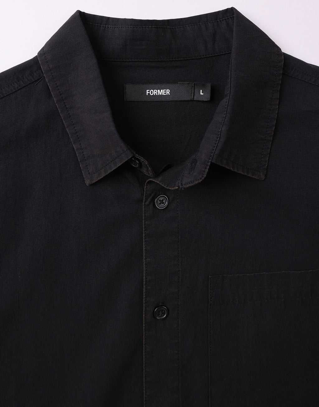 Vivian Shunning Short Sleeve Shirt - Washed Black