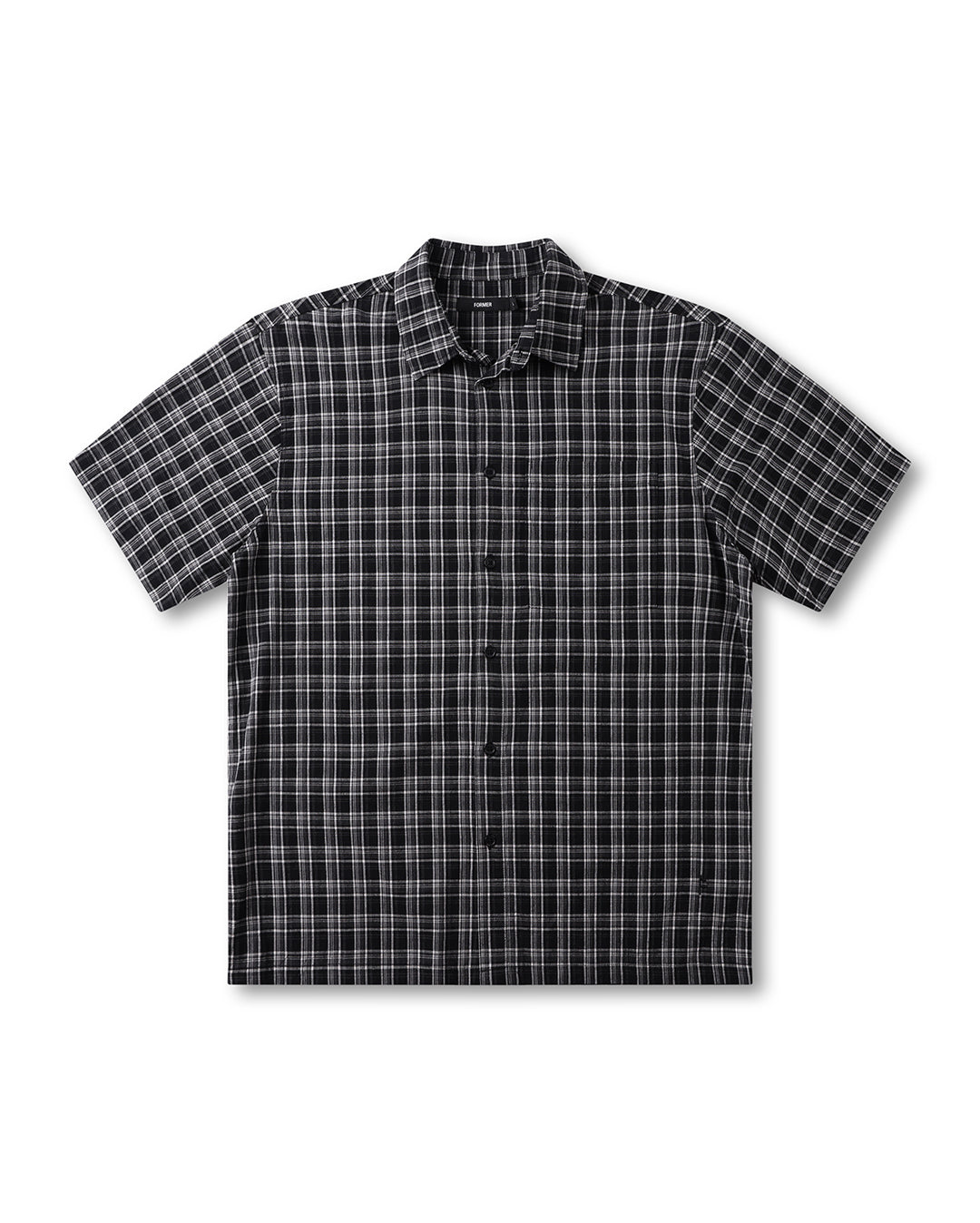 Vivian Praise Check Short Sleeve Shirt - Black