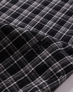 Vivian Praise Check Short Sleeve Shirt - Black by Former - view 4