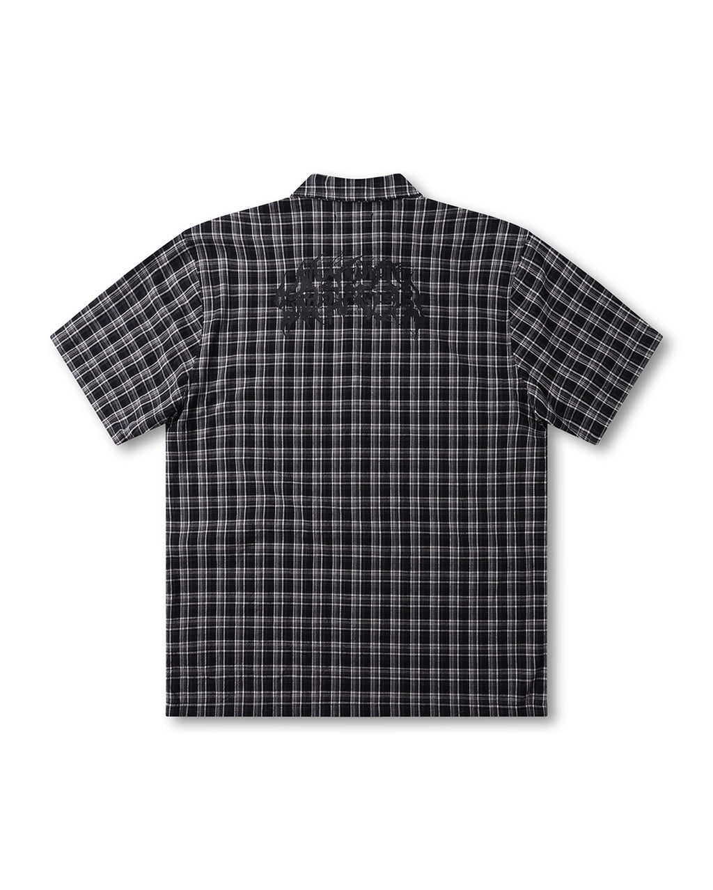 Vivian Praise Check Short Sleeve Shirt - Black