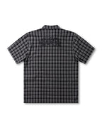 Vivian Praise Check Short Sleeve Shirt - Black by Former - view 7