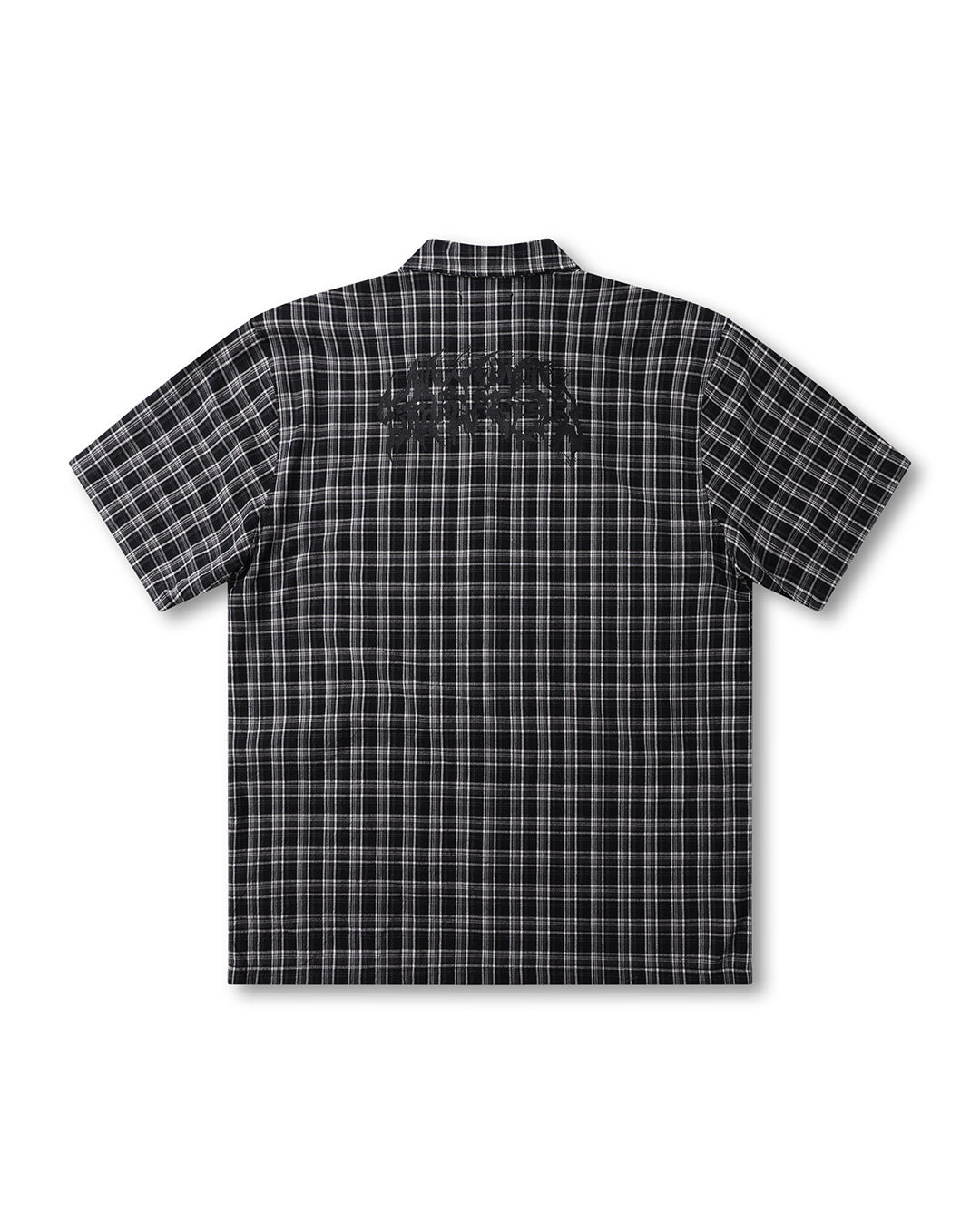 Vivian Praise Check Short Sleeve Shirt - Black