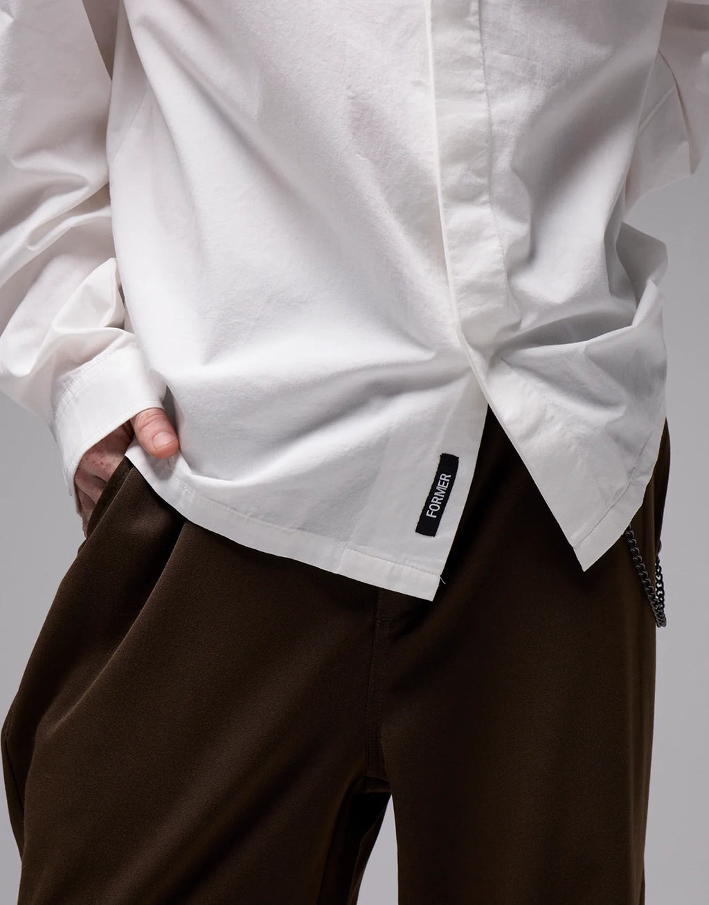 Marilyn AG Long Sleeve Shirt - White