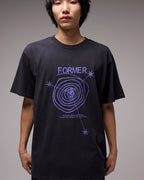 MindleShort Sleeve T-Shirt - Washed Black by Former - view 3