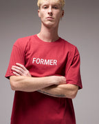 Salvage Legacy T-Shirt - Washed Crimson by Former - view 3