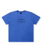 Oscillating T-Shirt - Washed Cobalt by Former - view 3