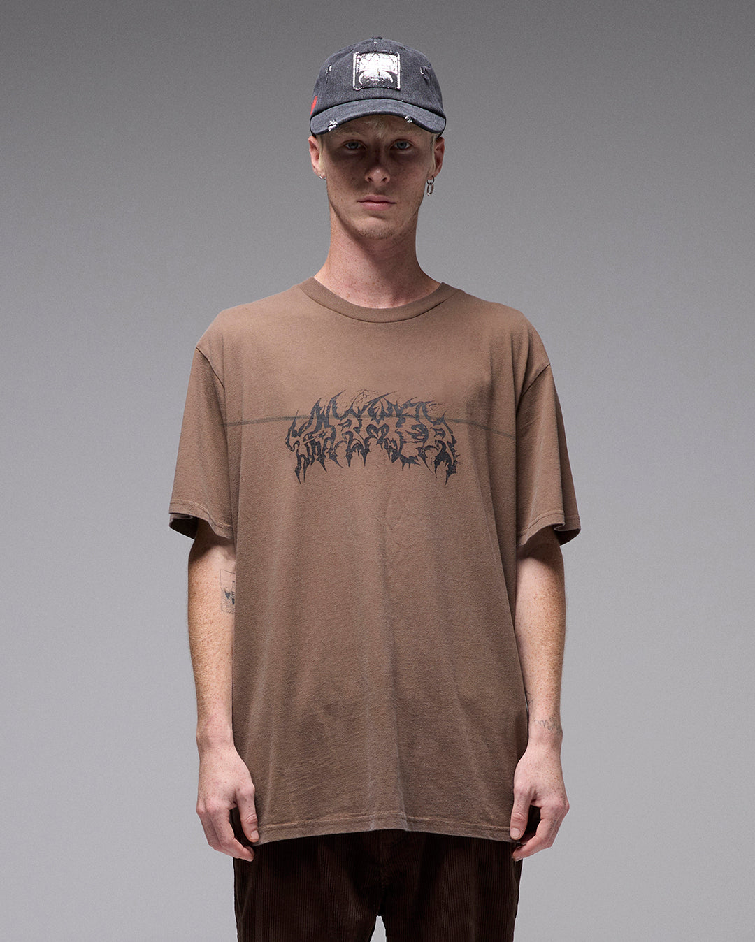 Praise T-Shirt - Washed Chocolate