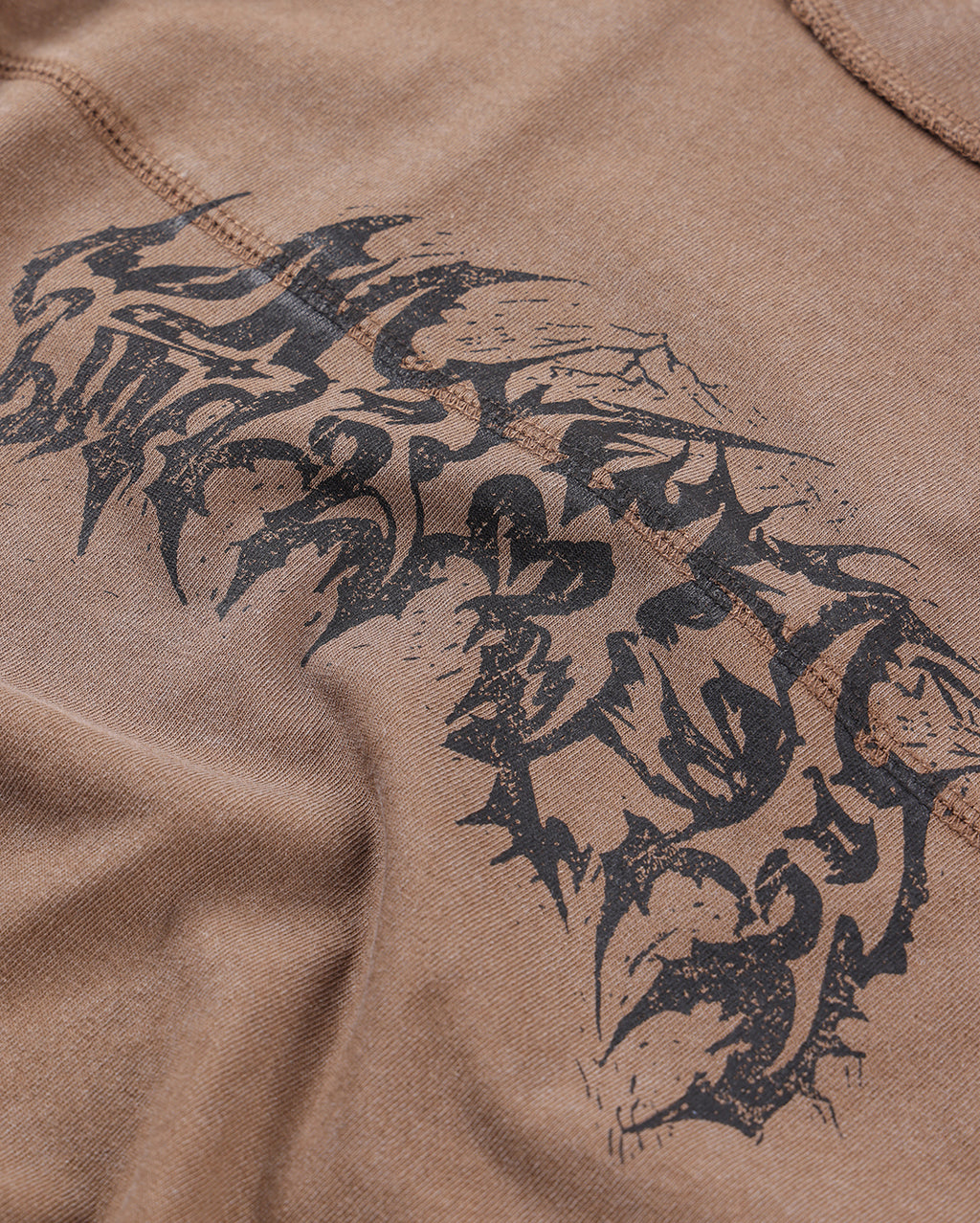 Praise T-Shirt - Washed Chocolate