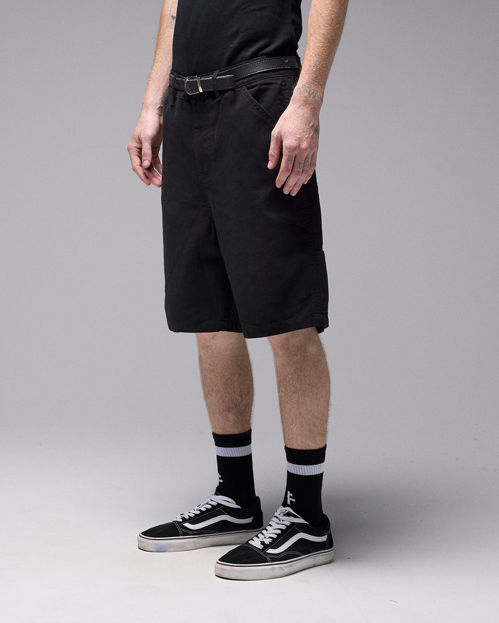 VT Distend 20.5' Canvas Carpenter Shorts - Black
