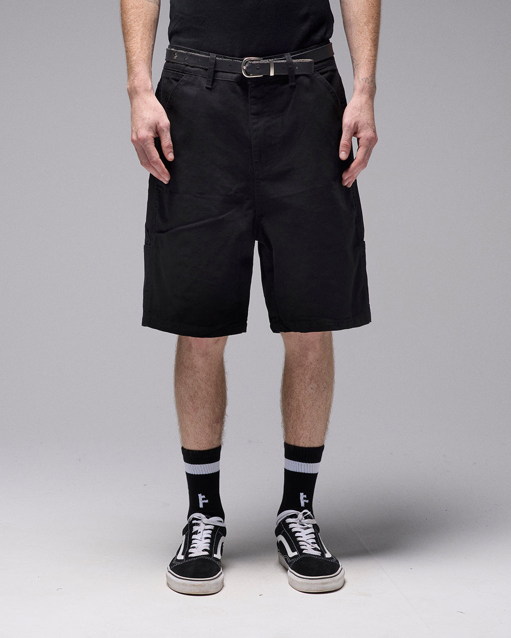 VT Distend 20.5' Canvas Carpenter Shorts - Black
