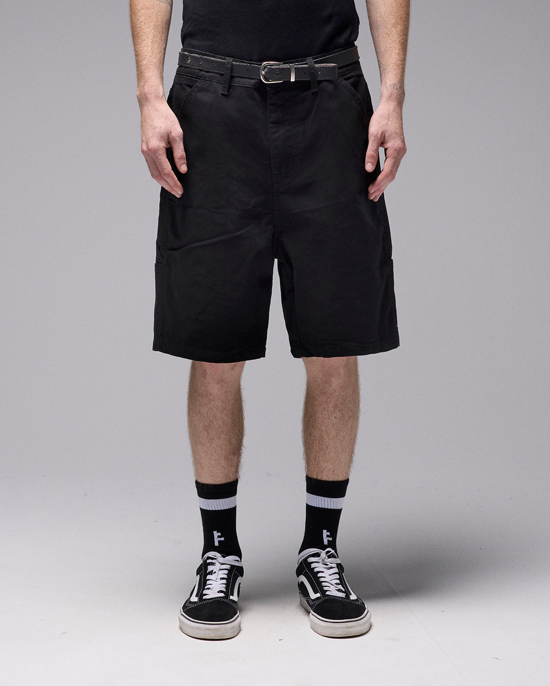 VT Distend 20.5' Canvas Carpenter Shorts - Black