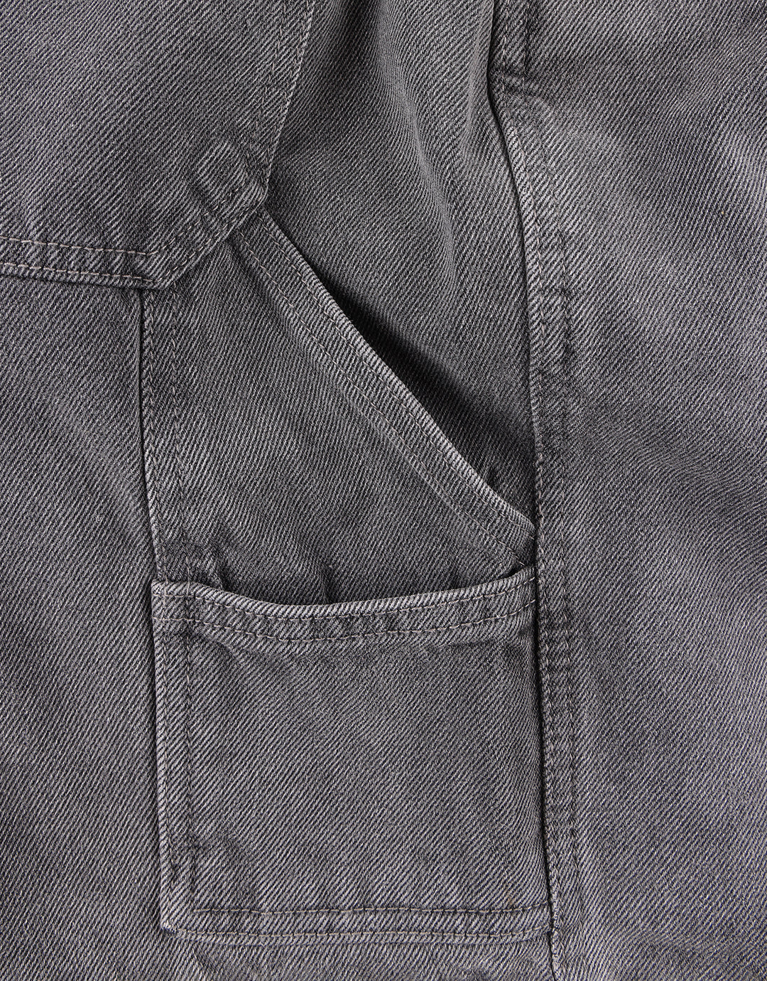 Distend VT Denim 20.5" Carpenter Shorts - Washed Grey