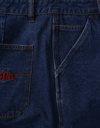 Reynolds Proscription Denim 21" Shorts - Dark Blue by Former - view 8