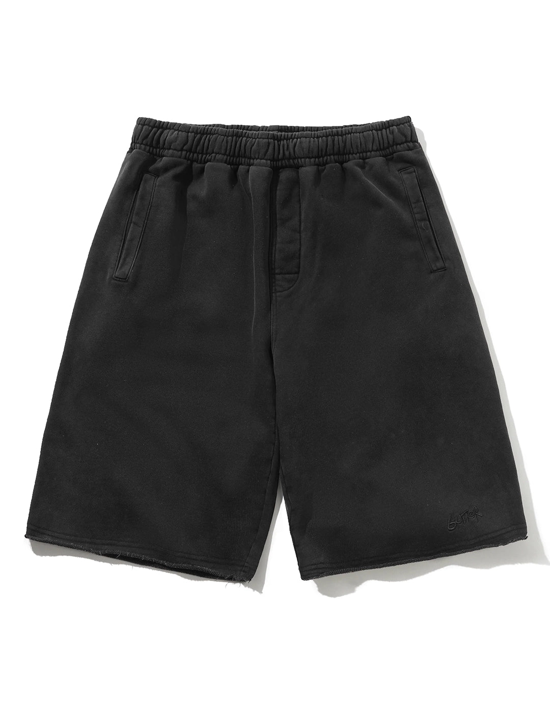 Fleece Shorts - Washed Black by Butter Goods