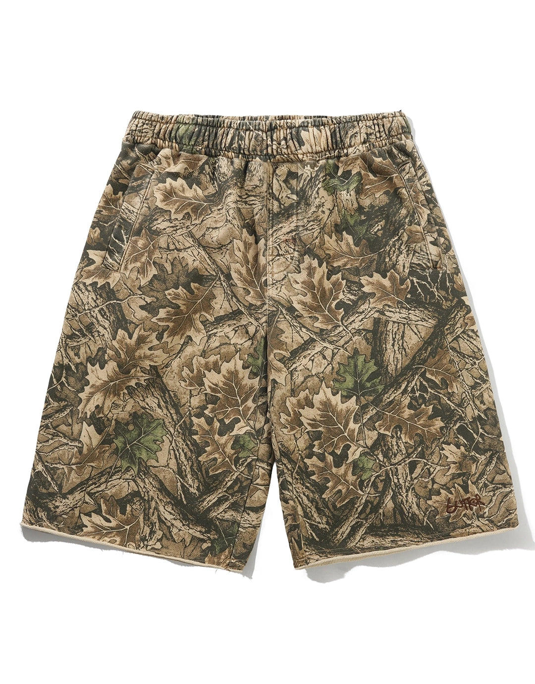 Fleece Shorts - Forest Camo by Butter Goods - view 2