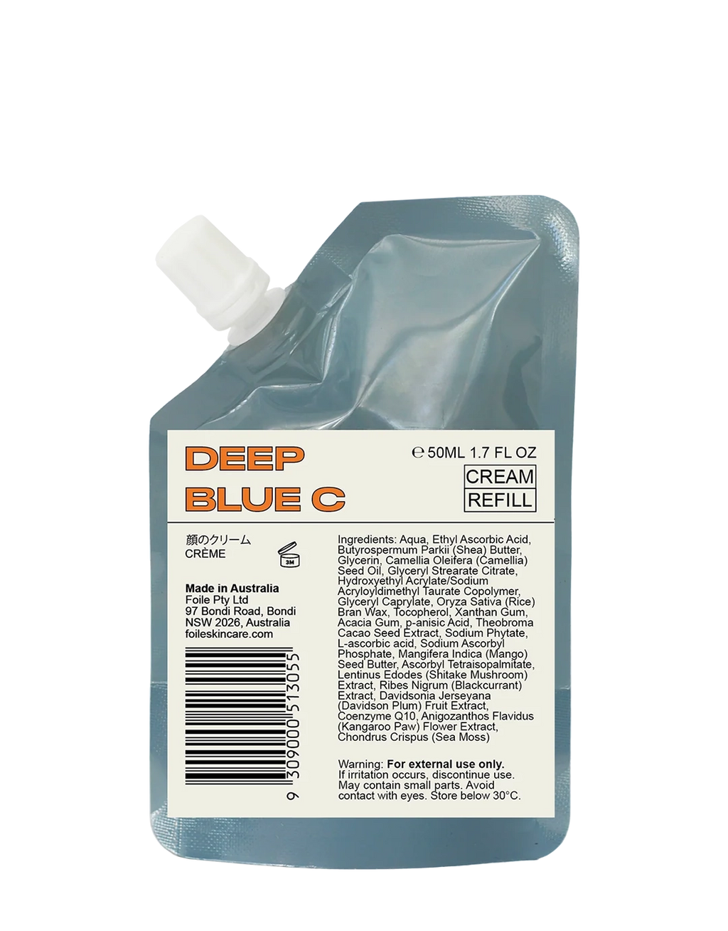 Deep Blue C Cream Refill 50ml