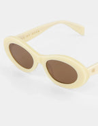 Frankie Sunglasses - Ivory by Isle of Eden - view 4