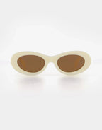 Frankie Sunglasses - Ivory by Isle of Eden - view 2