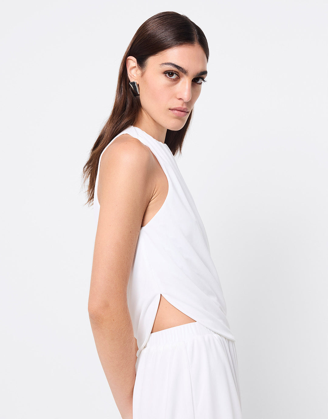 Free Falling Top - White