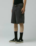 Reynolds 21" Denim Shorts - Washed Black by Former