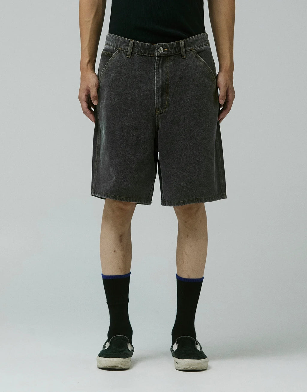 Reynolds 21" Denim Shorts - Washed Black