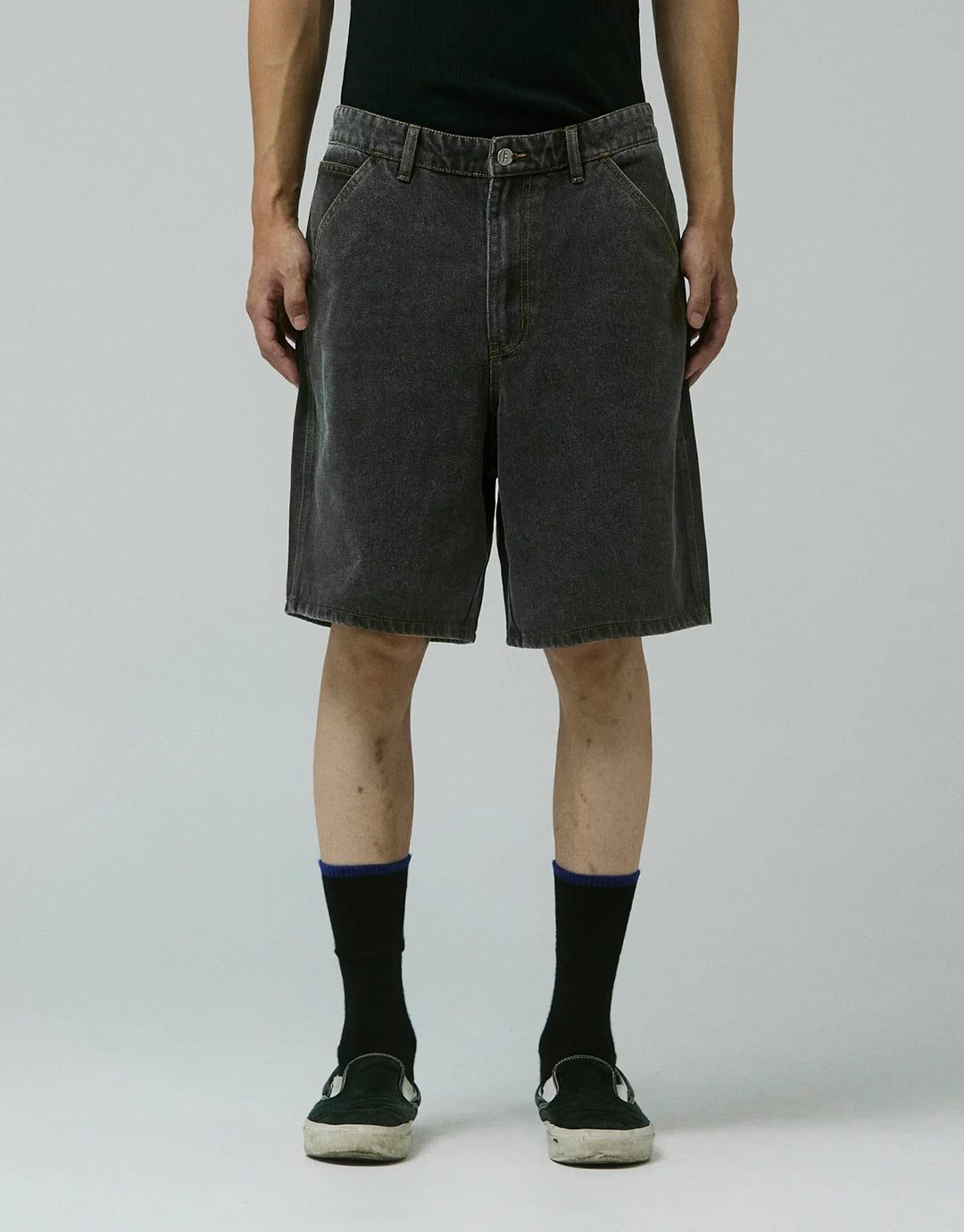 Reynolds 21" Denim Shorts - Washed Black