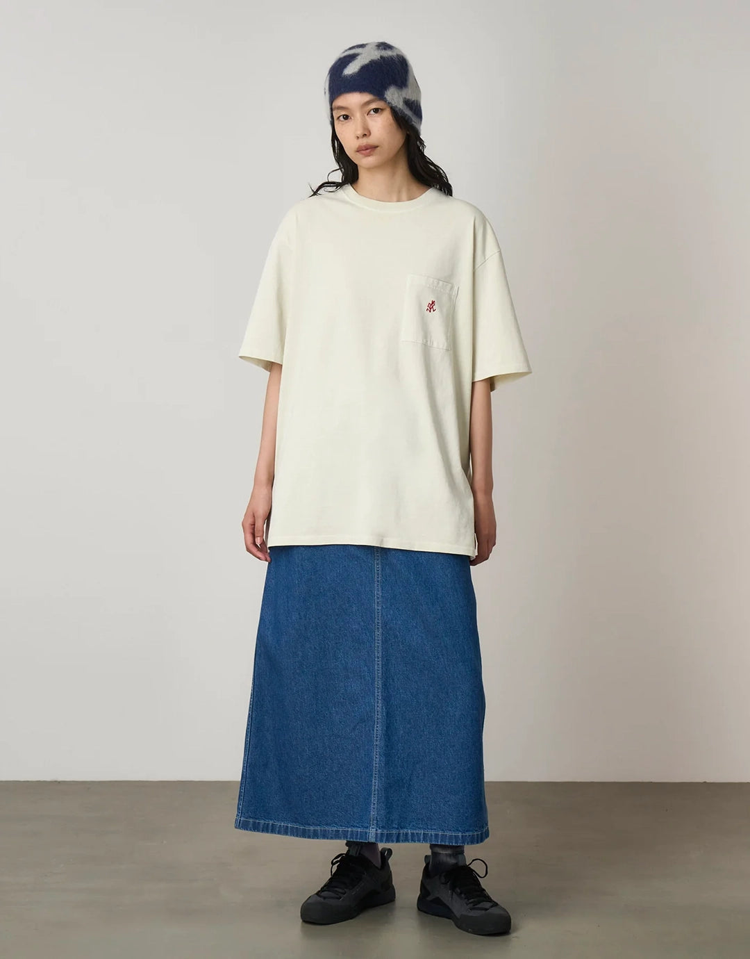 One Point Pigment Dyed T-Shirt - Natural Pigment