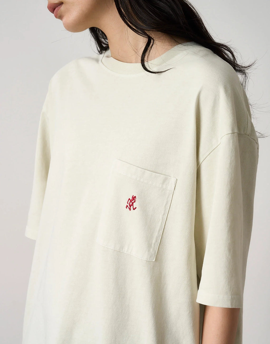 One Point Pigment Dyed T-Shirt - Natural Pigment