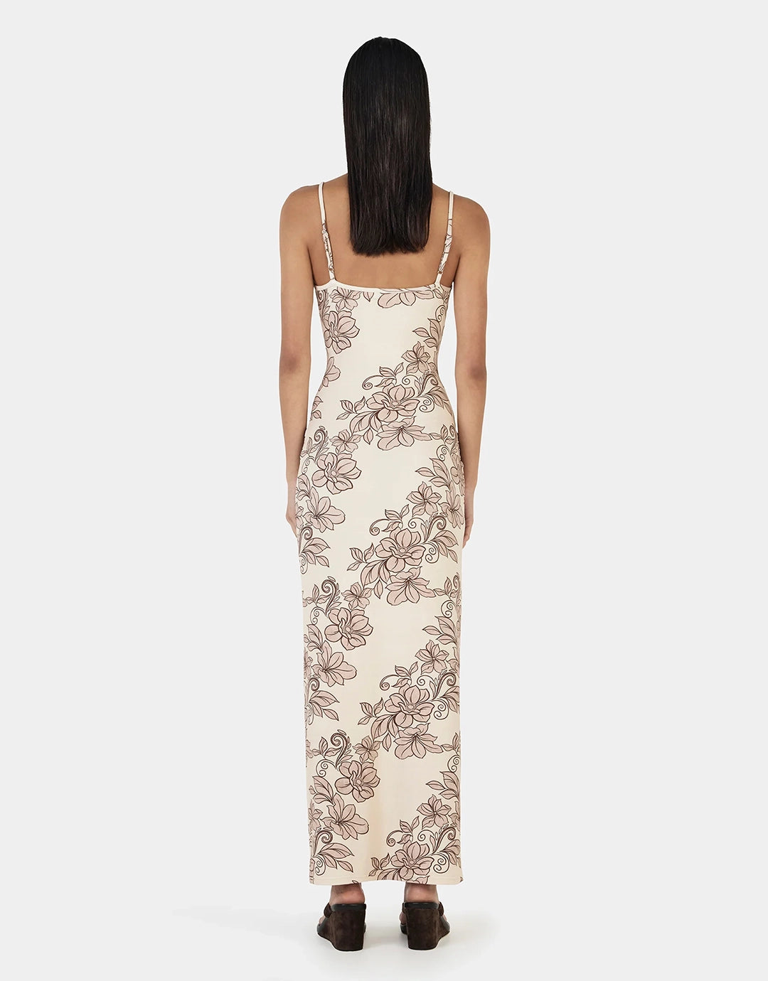 Gabrielle Maxi Dress - Rolling Waves Beige